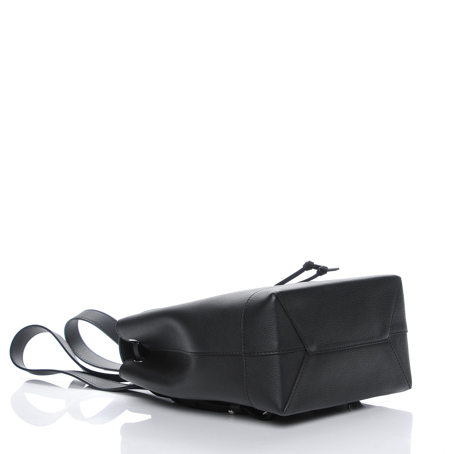Calfskin Lockme Backpack Black