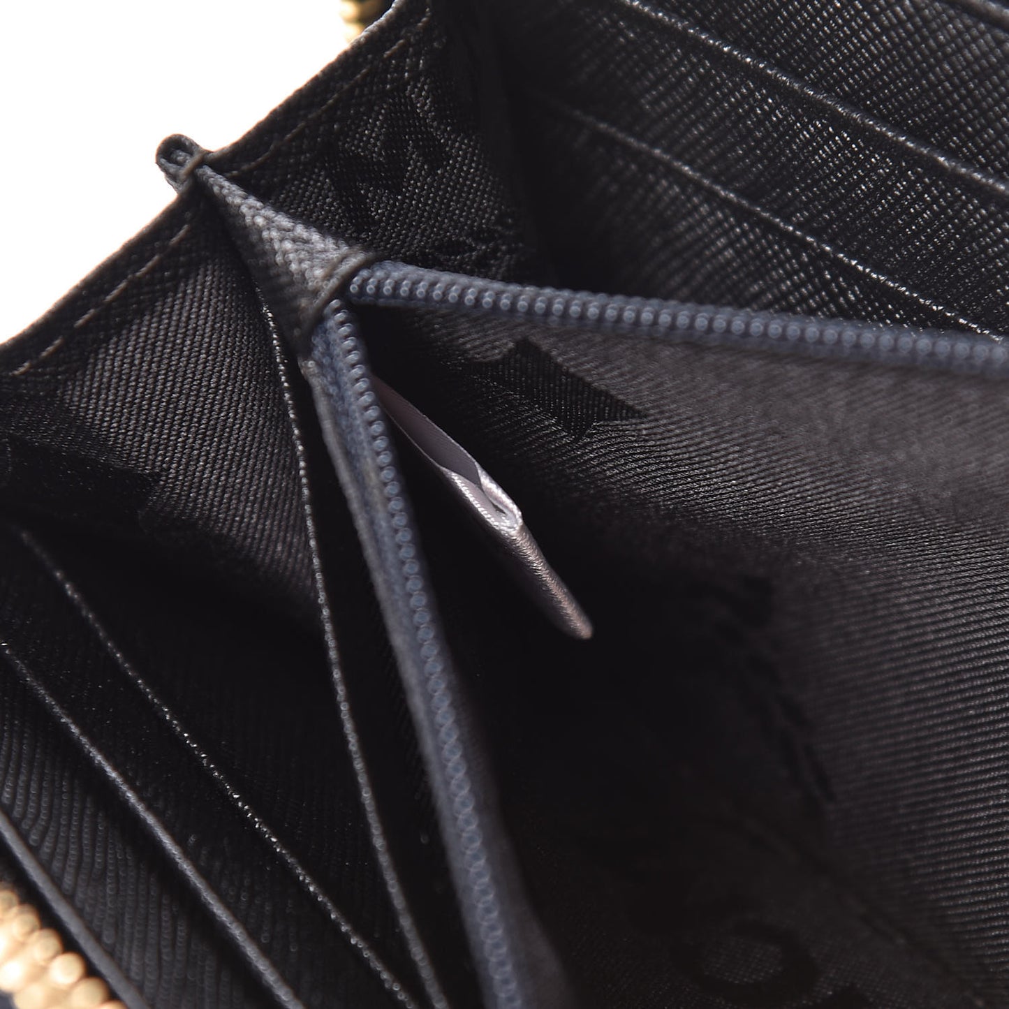 Visetos Studded Large Zip Around Wallet Cognac