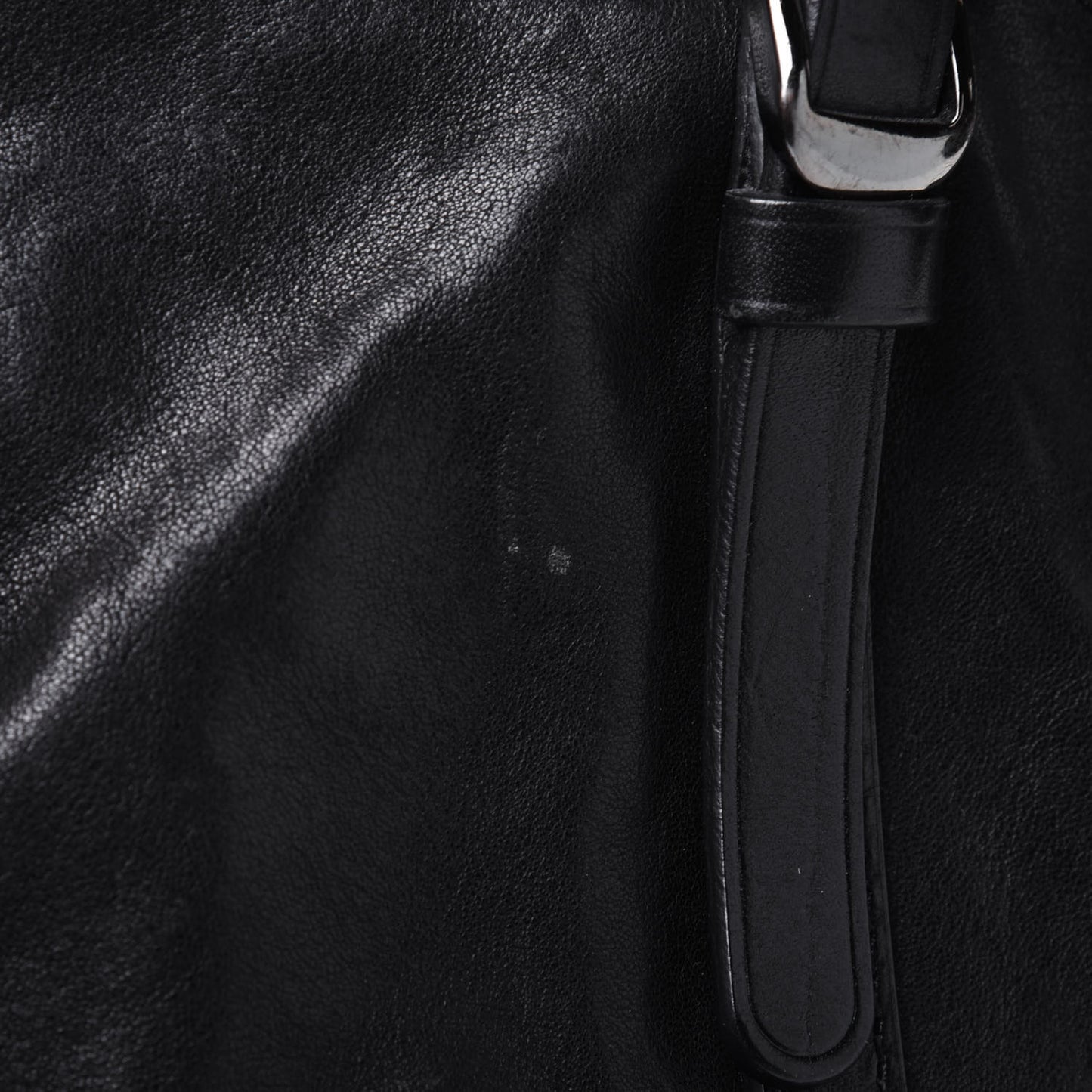 Lambskin Studded Blare Tote Black