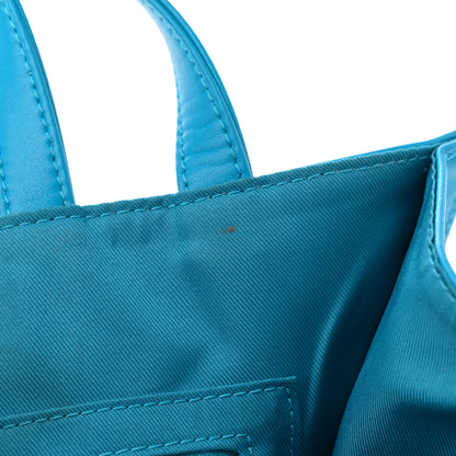 Telfar Vegan Leather Medium Shopping Bag Cyan 11 of 14