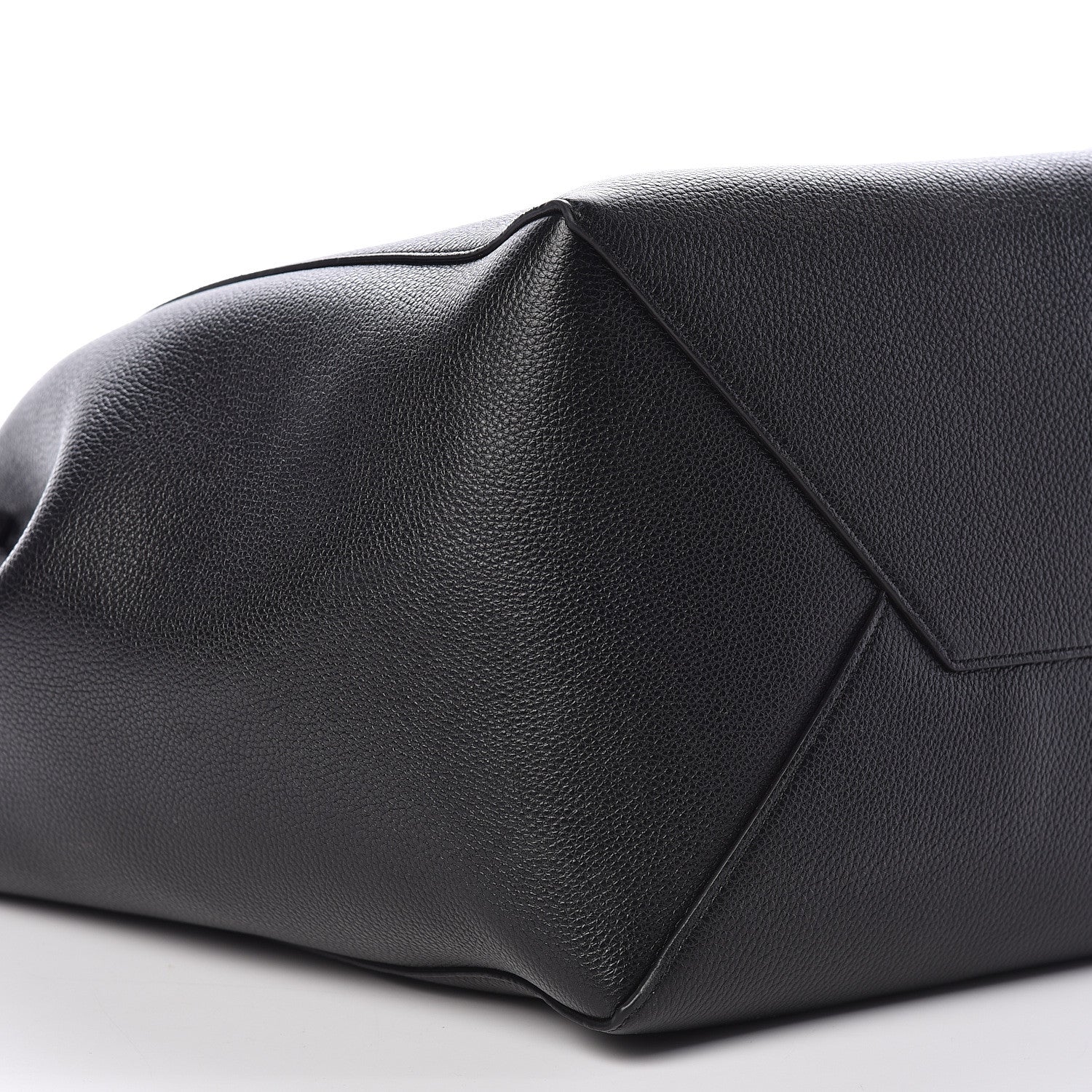 Celine Soft Grained Calfskin Medium Belt Cabas Phantom Black 5 of 12