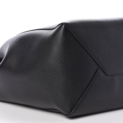 Celine Soft Grained Calfskin Medium Belt Cabas Phantom Black 5 of 12