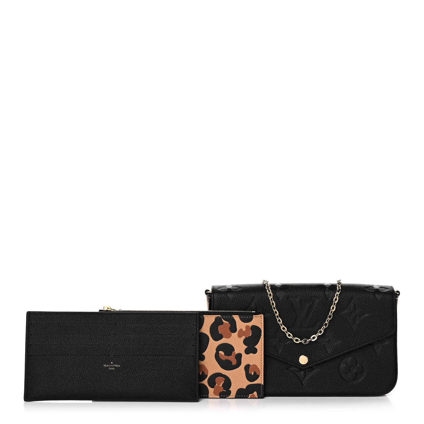 Empreinte Monogram Giant Wild At Heart Felicie Pochette Black