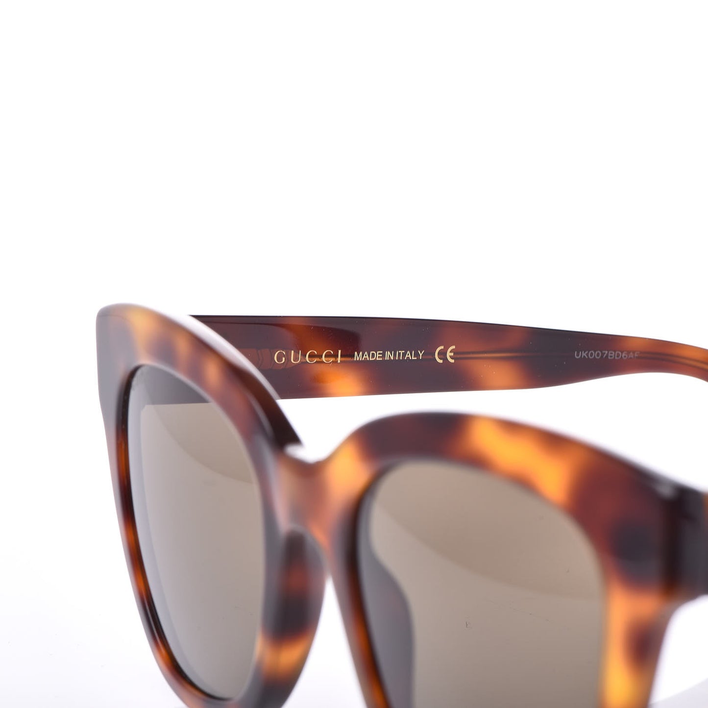 Acetate Square Frame Sunglasses GG0029S Tortoise