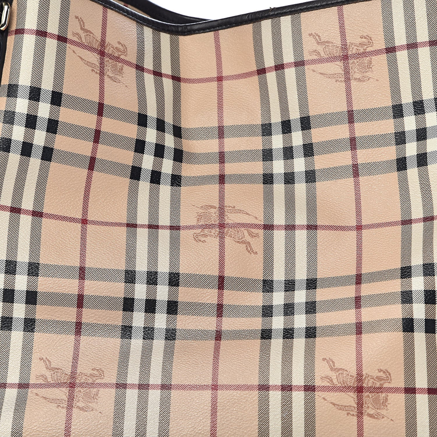 Burberry Haymarket Check Large Canterbury Tote Chocolate 17 of 17