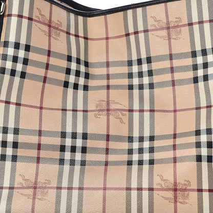 Burberry Haymarket Check Large Canterbury Tote Chocolate 17 of 17