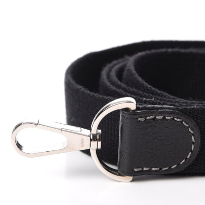 Hermes Toile Taurillon Clemence Shoulder Strap Black 3 of 5