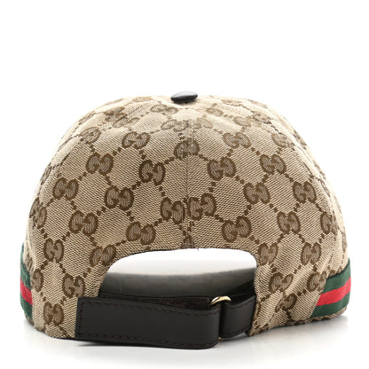 Gucci Monogram Web Baseball Hat L Beige Cocoa 6 of 9