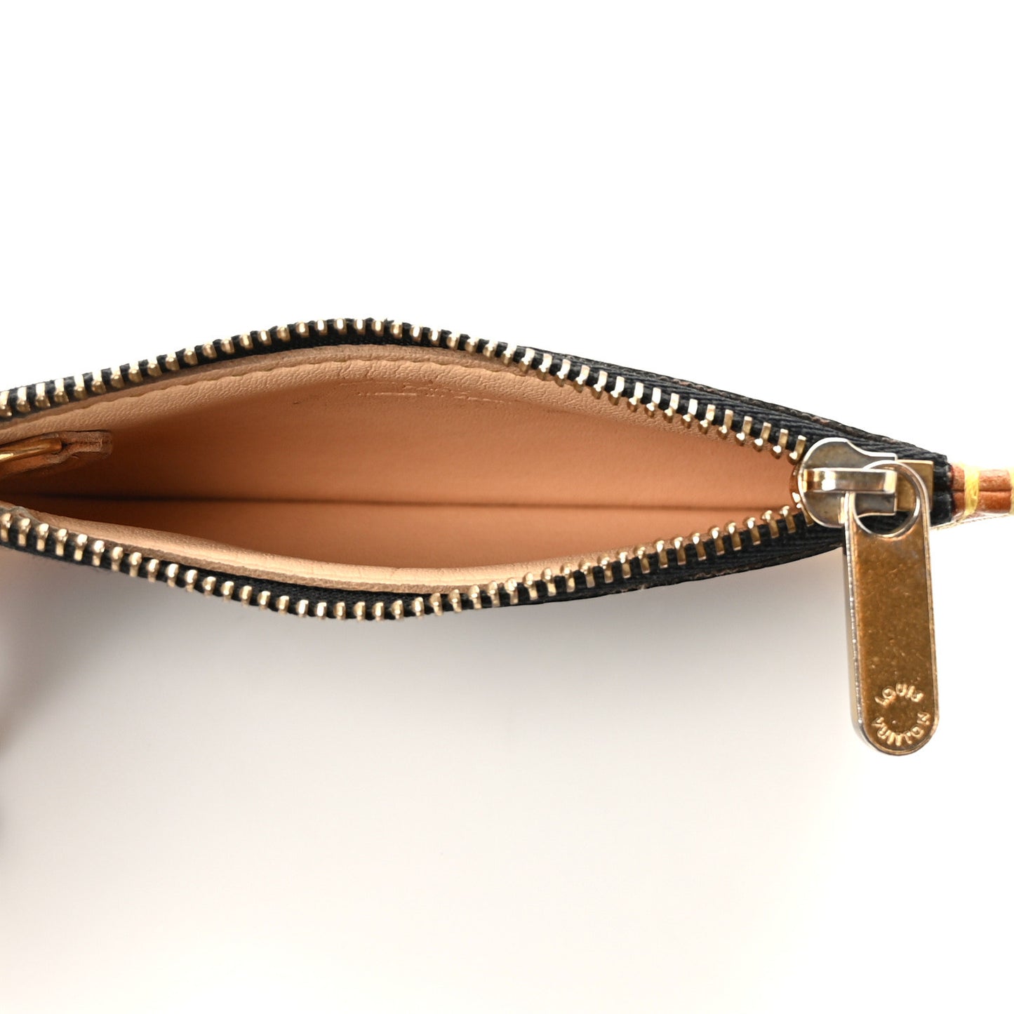 Monogram Multicolor Key Pouch Black