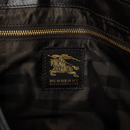 Burberry Calfskin Quilted Baby Beaton Dark Brown 6 of 9