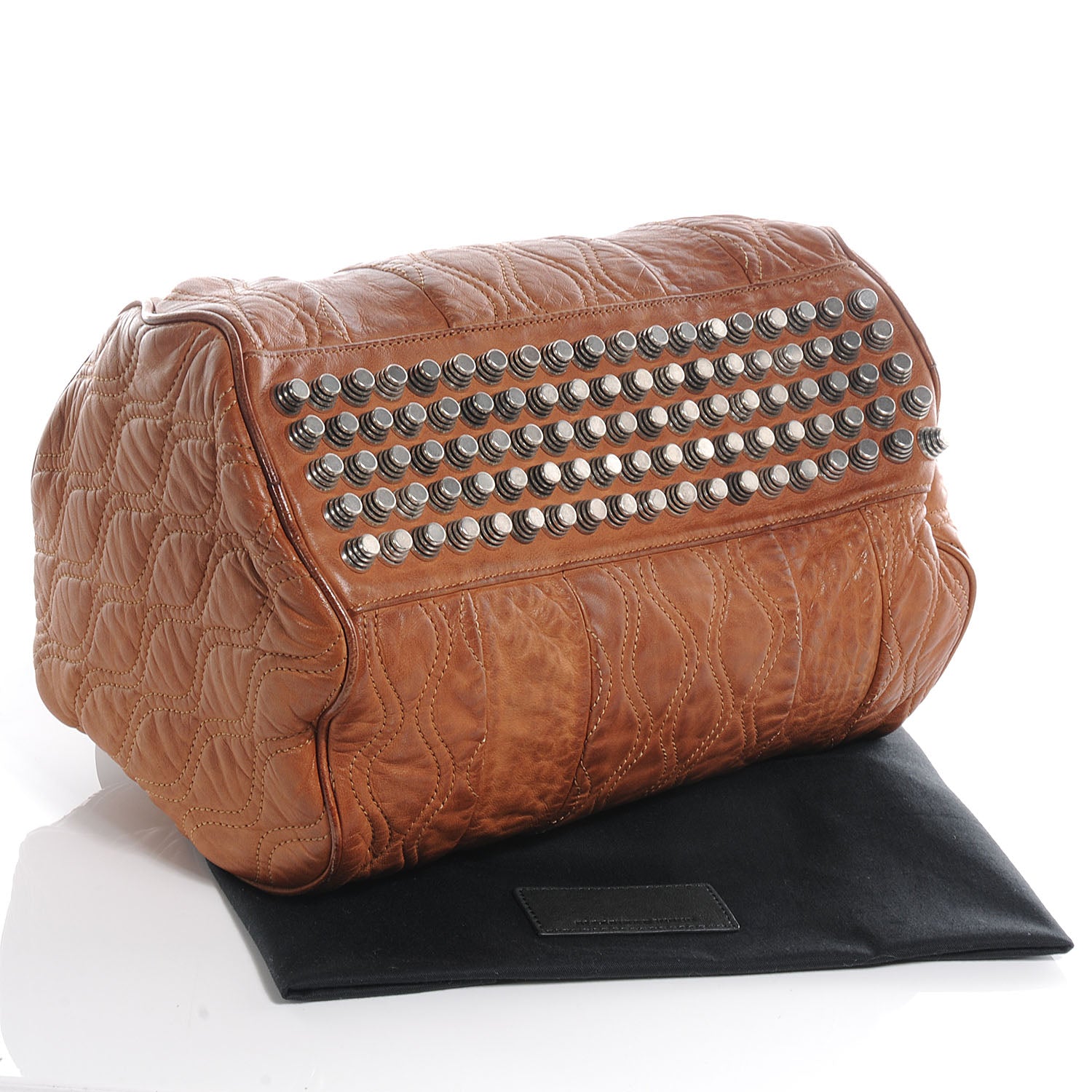 Alexander Wang Quilted Leather Rocco in Brown 4 of 6
