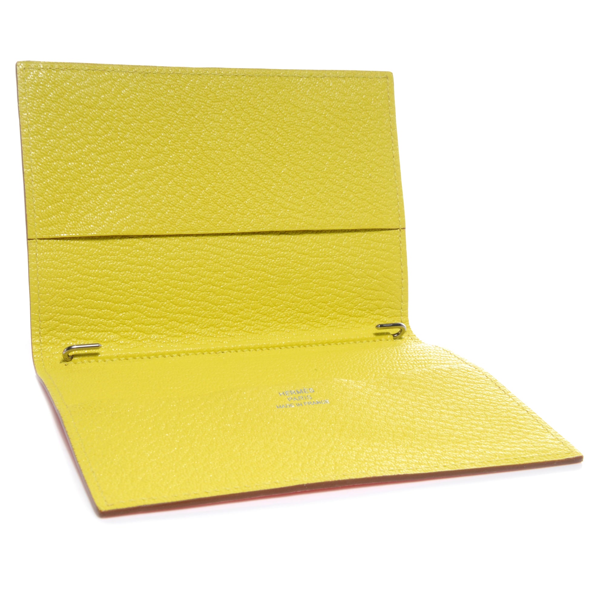 Hermes Chevre Mysore Agenda GM Cover Rose Confetti Soufre 6 of 8