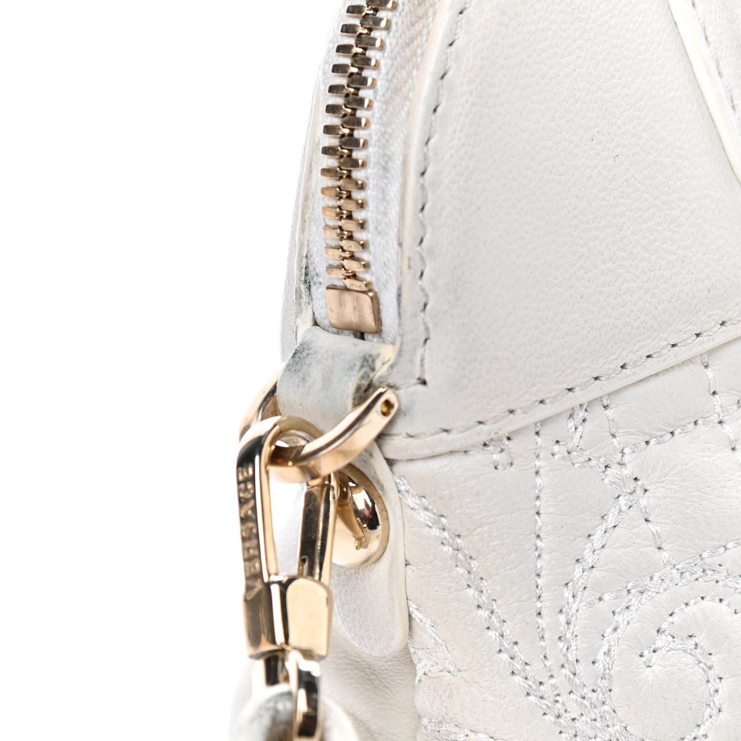 Barocco Quilted Nappa Altea Vanitas Lady Athena White