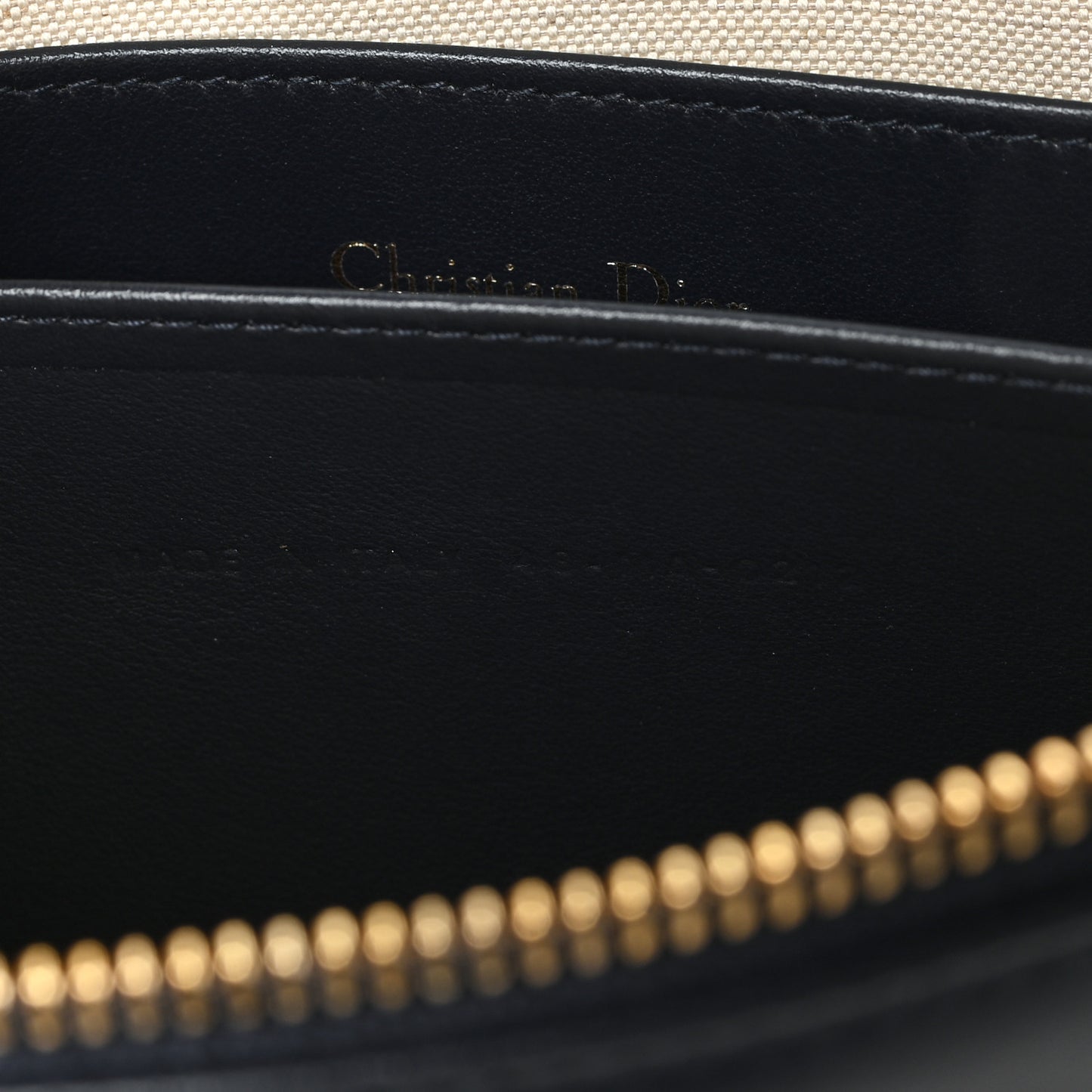 Calfskin Diorissimo Pouch Black