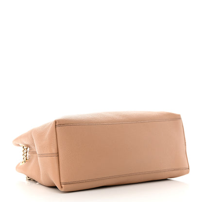 Gucci Pebbled Calfskin Medium Soho Chain Shoulder Bag Camelia 4 of 14