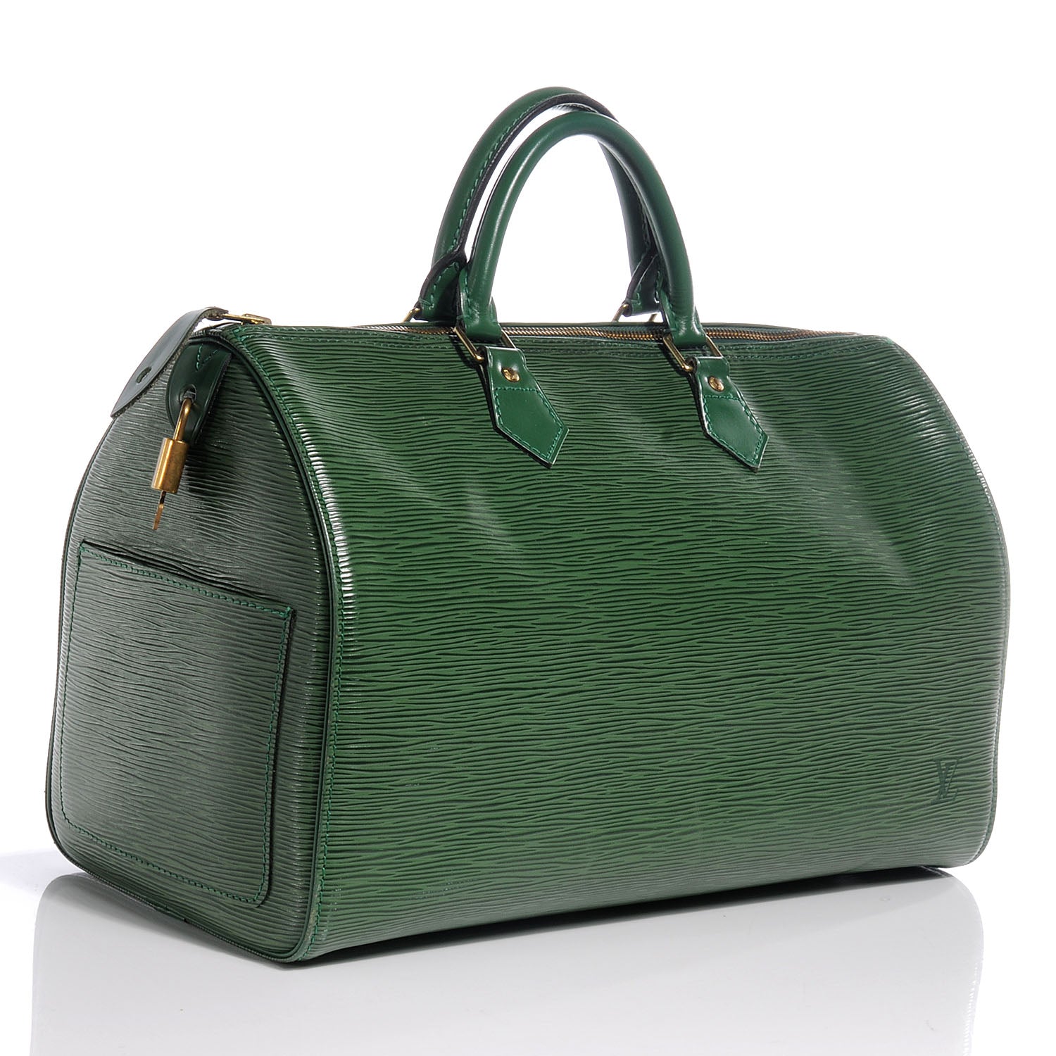 Louis Vuitton Epi Speedy 35 Borneo 3 of 7
