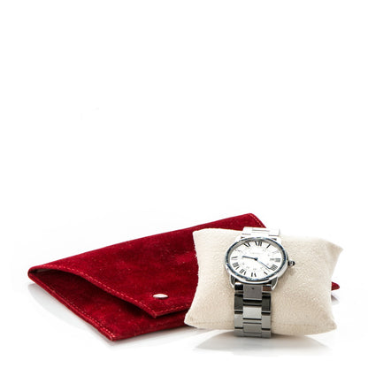 Cartier Stainless Steel 36mm Ronde Solo Quartz Watch 8 of 8