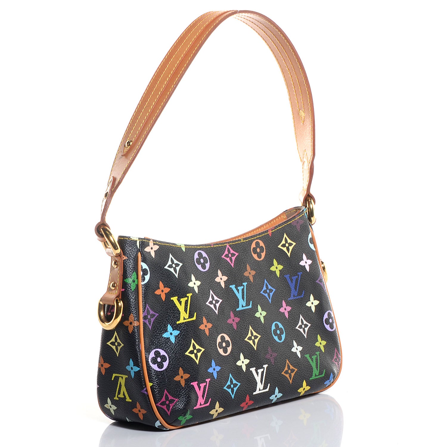 Louis Vuitton Monogram Multicolor Lodge PM Black 3 of 7