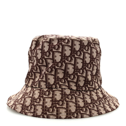 Christian Dior Oblique Reversible Teddy-D Brim Bucket Hat Beige 2 of 6