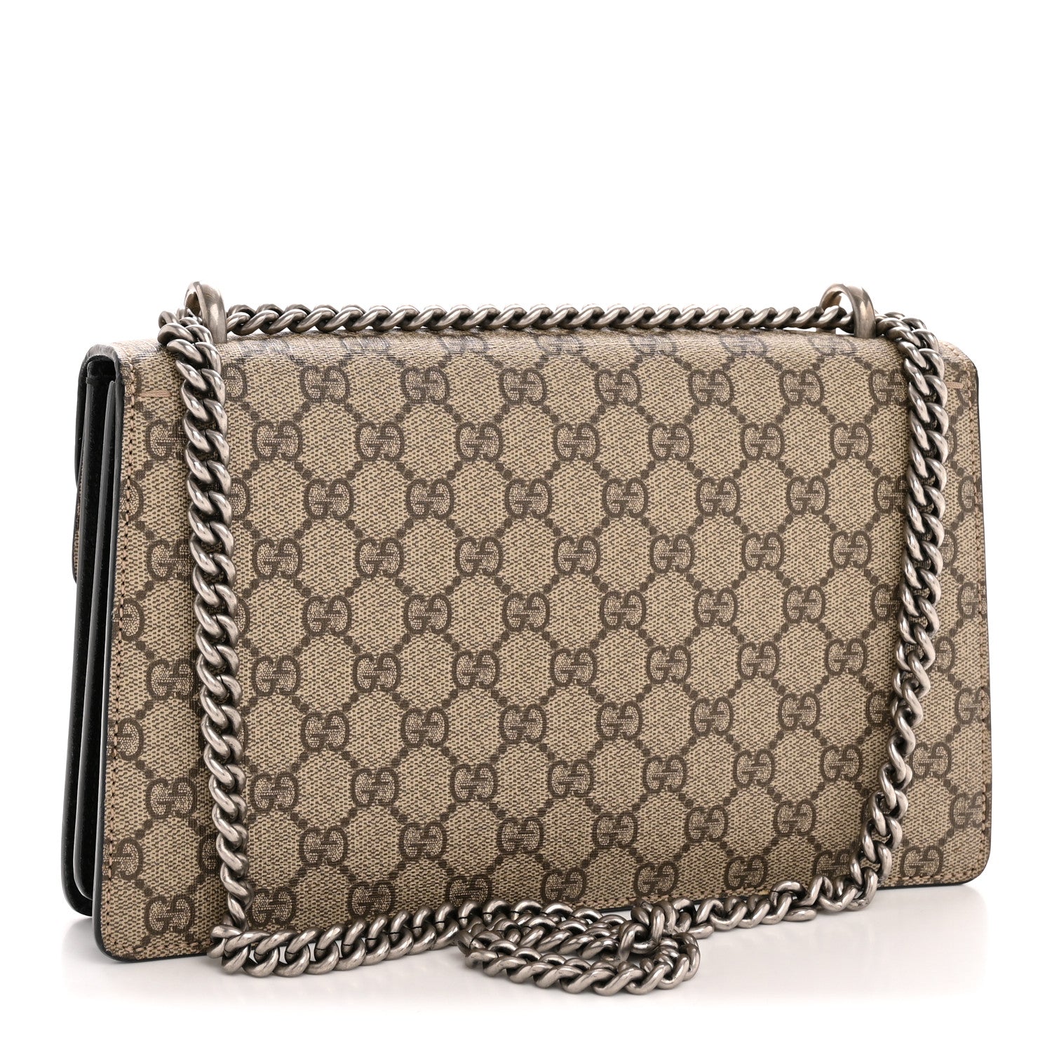 Gucci GG Supreme Monogram Small Dionysus Shoulder Bag Black 3 of 12