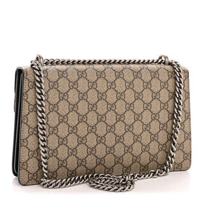 Gucci GG Supreme Monogram Small Dionysus Shoulder Bag Black 3 of 12