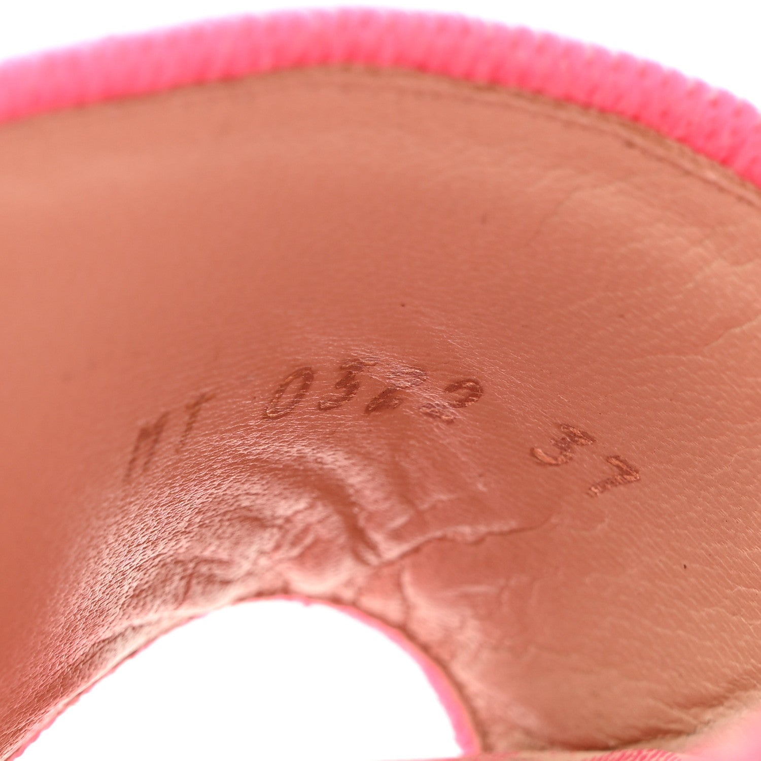 Christian Dior Cotton Toile de Jouy Embroidered Dway 55mm Slide Sandals 37 Off White Pink 8 of 8
