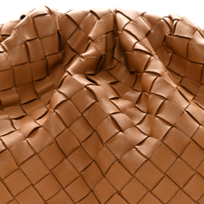 Bottega Veneta Nappa Maxi Intrecciato The Pouch Oversized Clutch Caramel 9 of 11