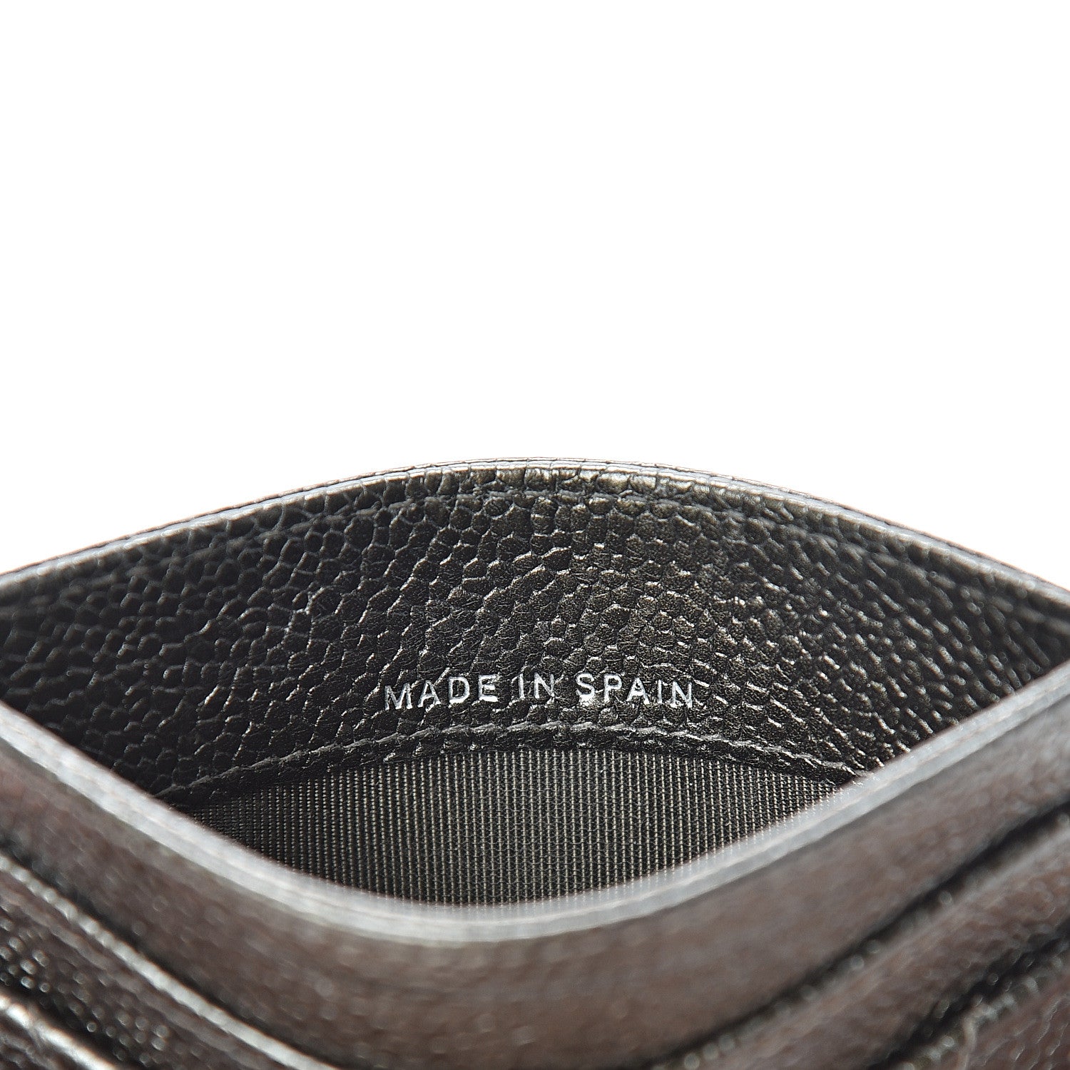 Chanel Caviar Quilted Card Holder Dark Charcoal 6 of 13