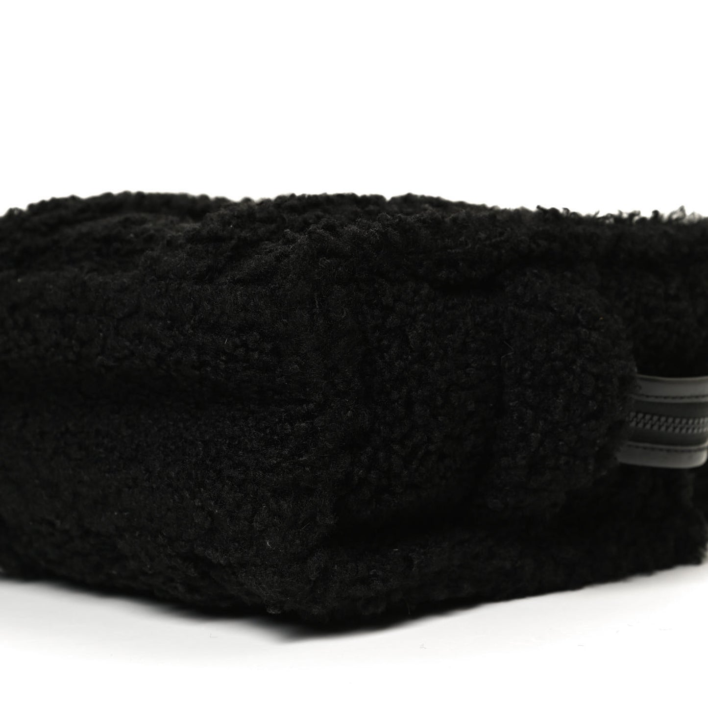 Polyester Cotton The Teddy Traveler Tote Bag Black