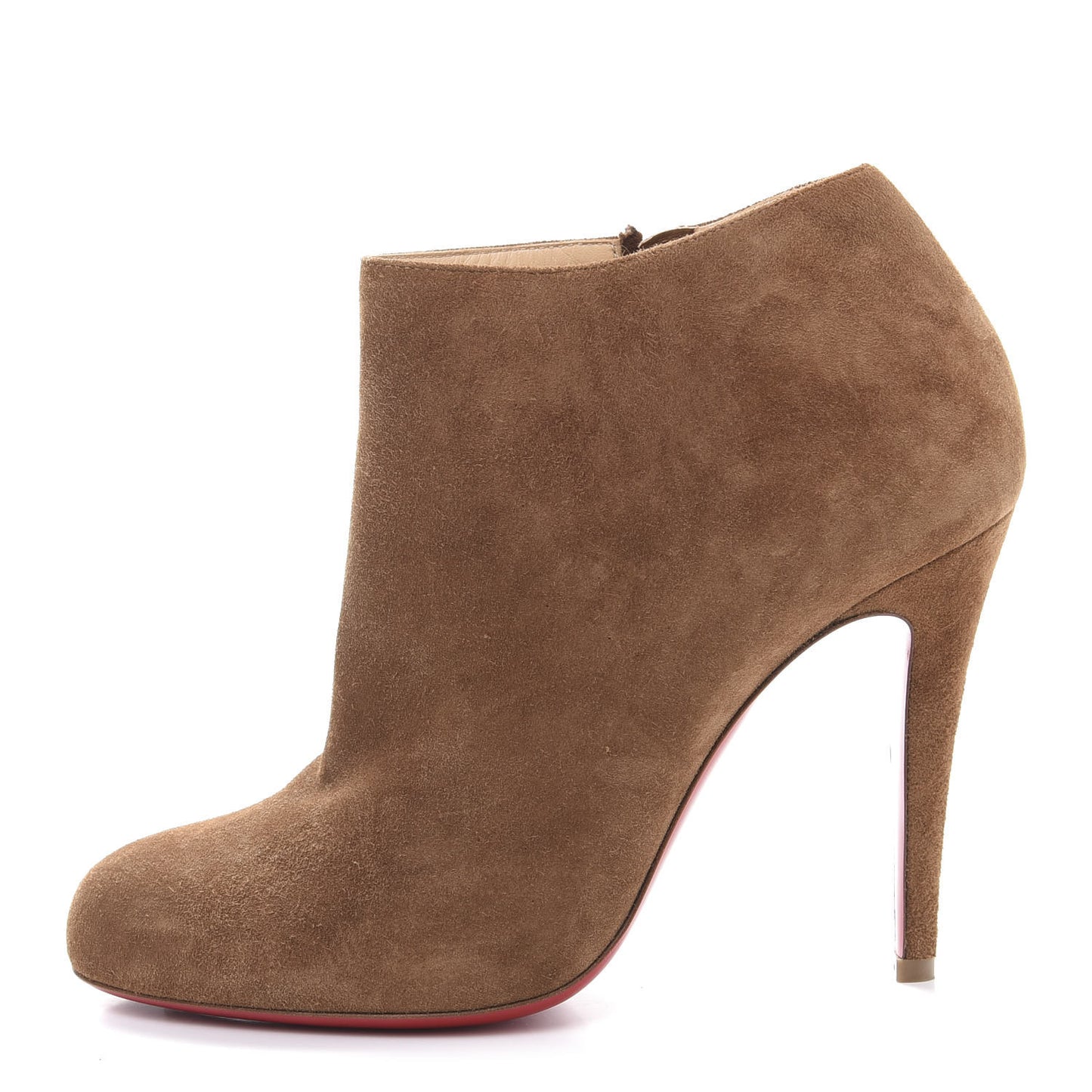Veau Velours Belle 100 Ankle Boots 38 Tan