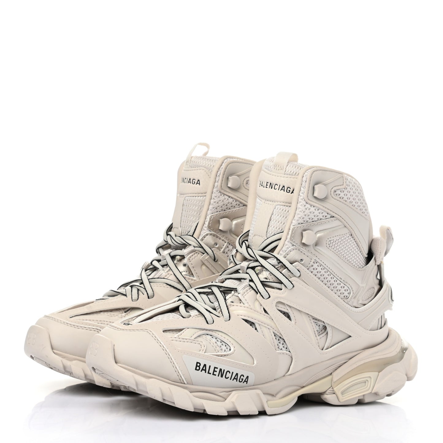 Mesh Nylon Womens Track Hike Sneakers 38 Full Beige