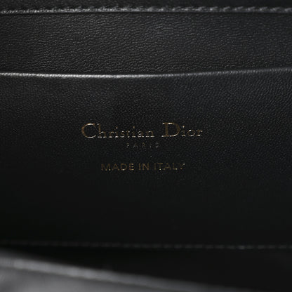 Christian Dior Smooth Calfskin Vintage Flat Macrocannage Small Toujours Vertical Tote Black 6 of 10