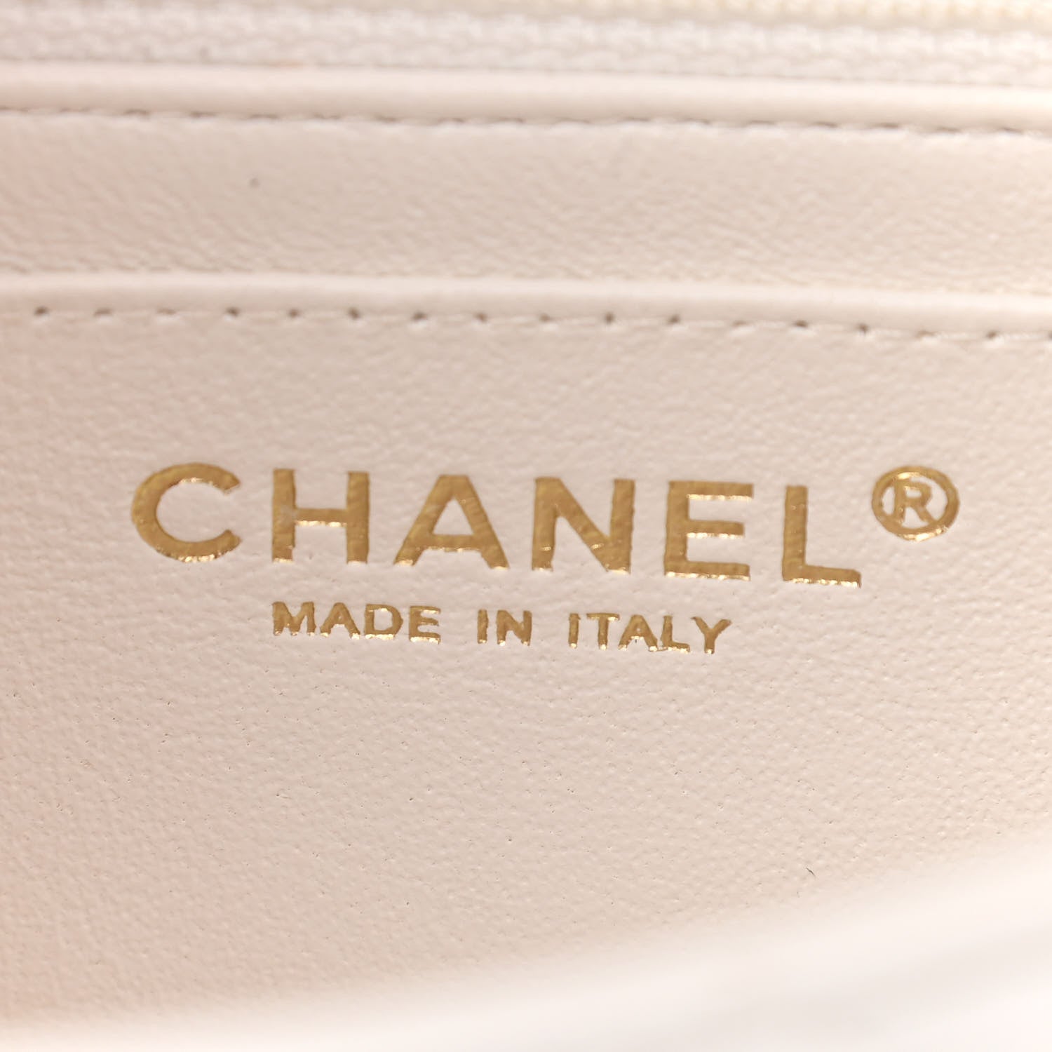 Chanel Lambskin Quilted Mini Rectangular Flap White 6 of 10