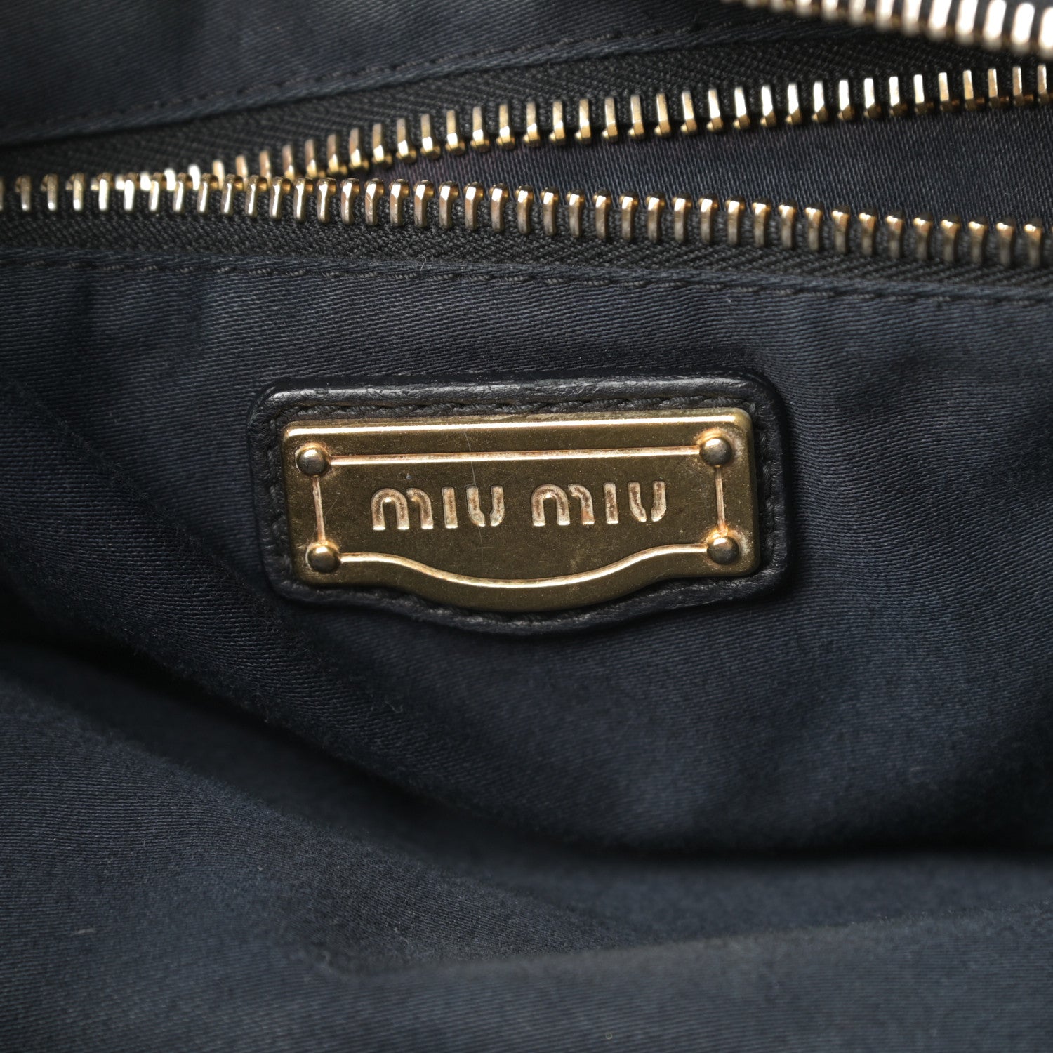 Miu Miu Nappa Matelasse Tote Black 6 of 23