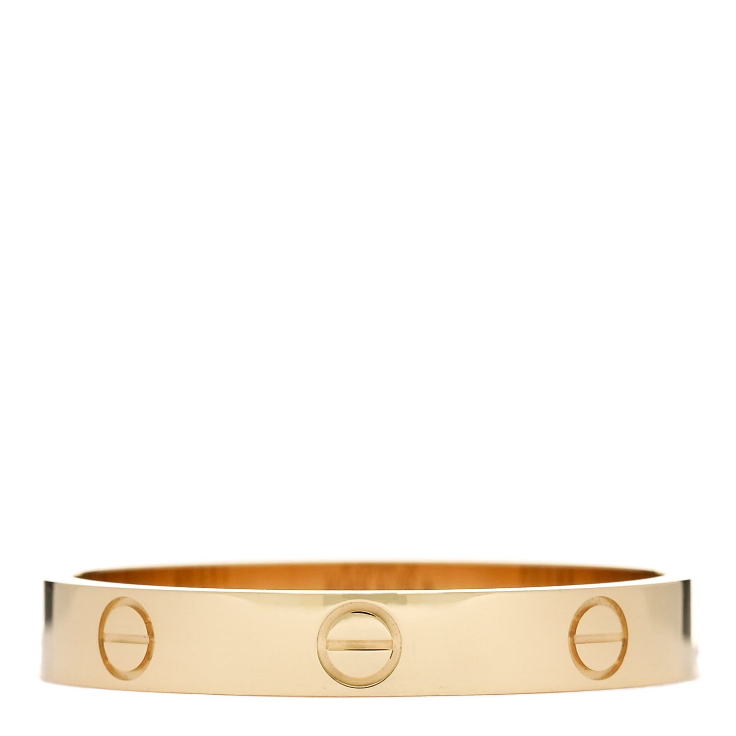 18K Yellow Gold 3.5mm LOVE Wedding Band Ring 66 11.5