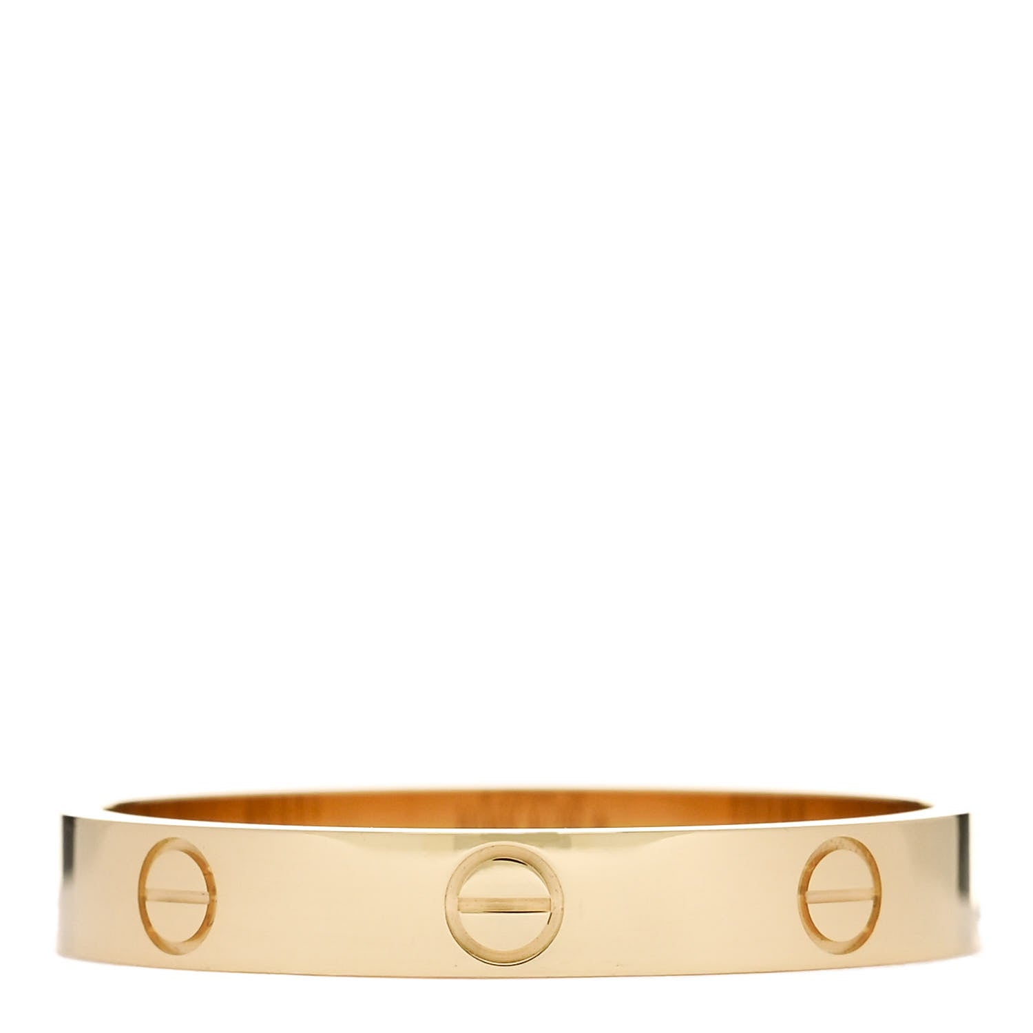 Cartier 18K Yellow Gold 3.5mm LOVE Wedding Band Ring 66 11.5 3 of 5