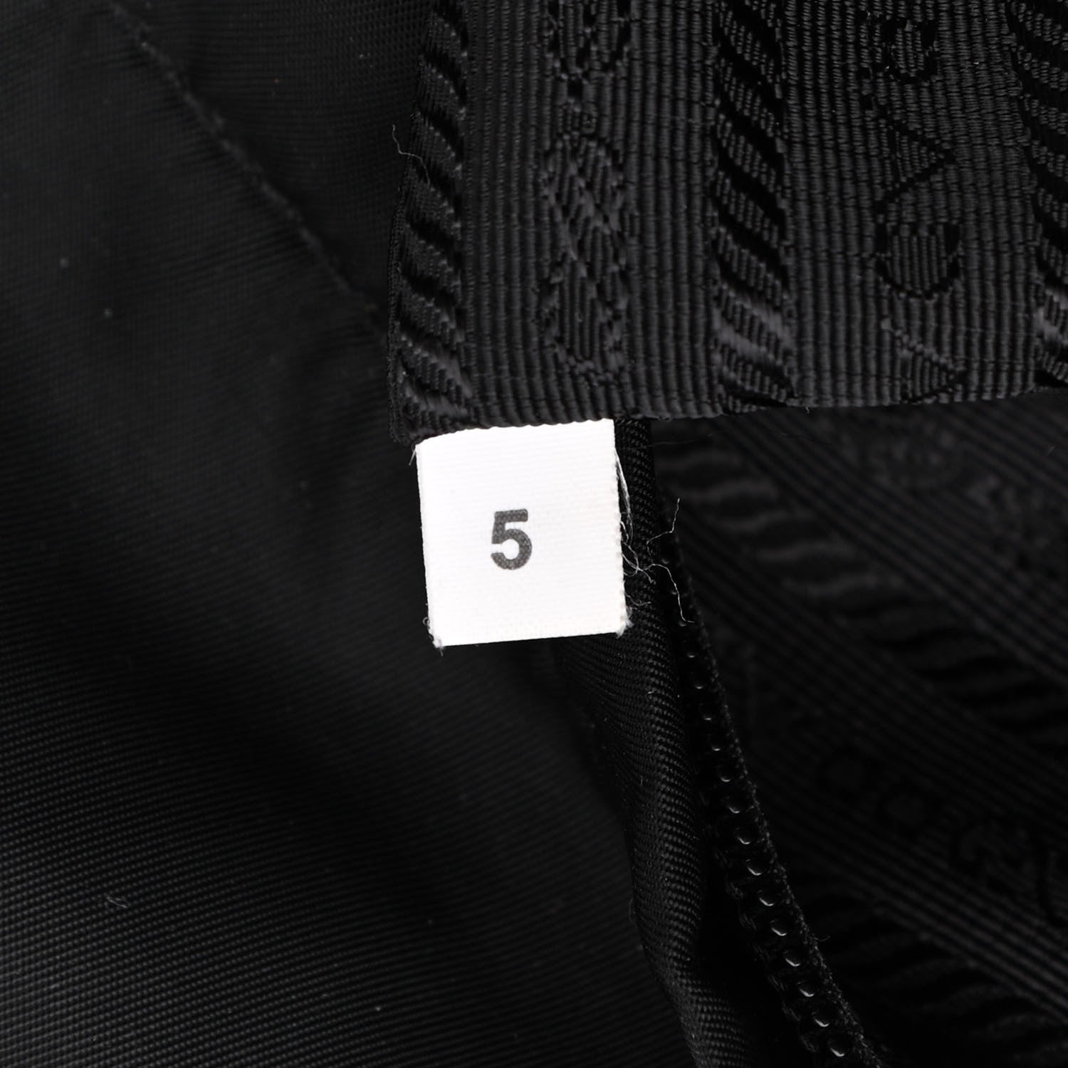 Prada Tessuto Nylon Leopard Print Backpack Miele Black 6 of 10