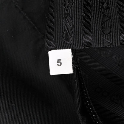 Prada Tessuto Nylon Leopard Print Backpack Miele Black 6 of 10