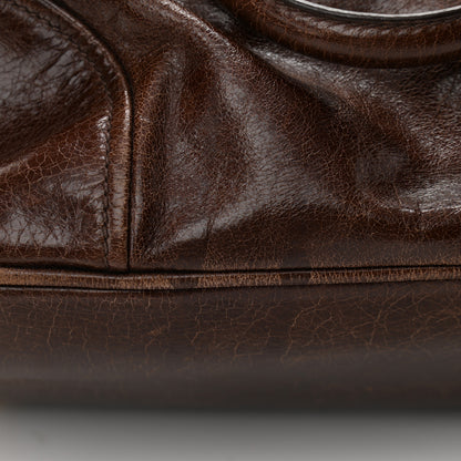 Prada Vitello Shine Shopping Satchel Bruciato 8 of 13