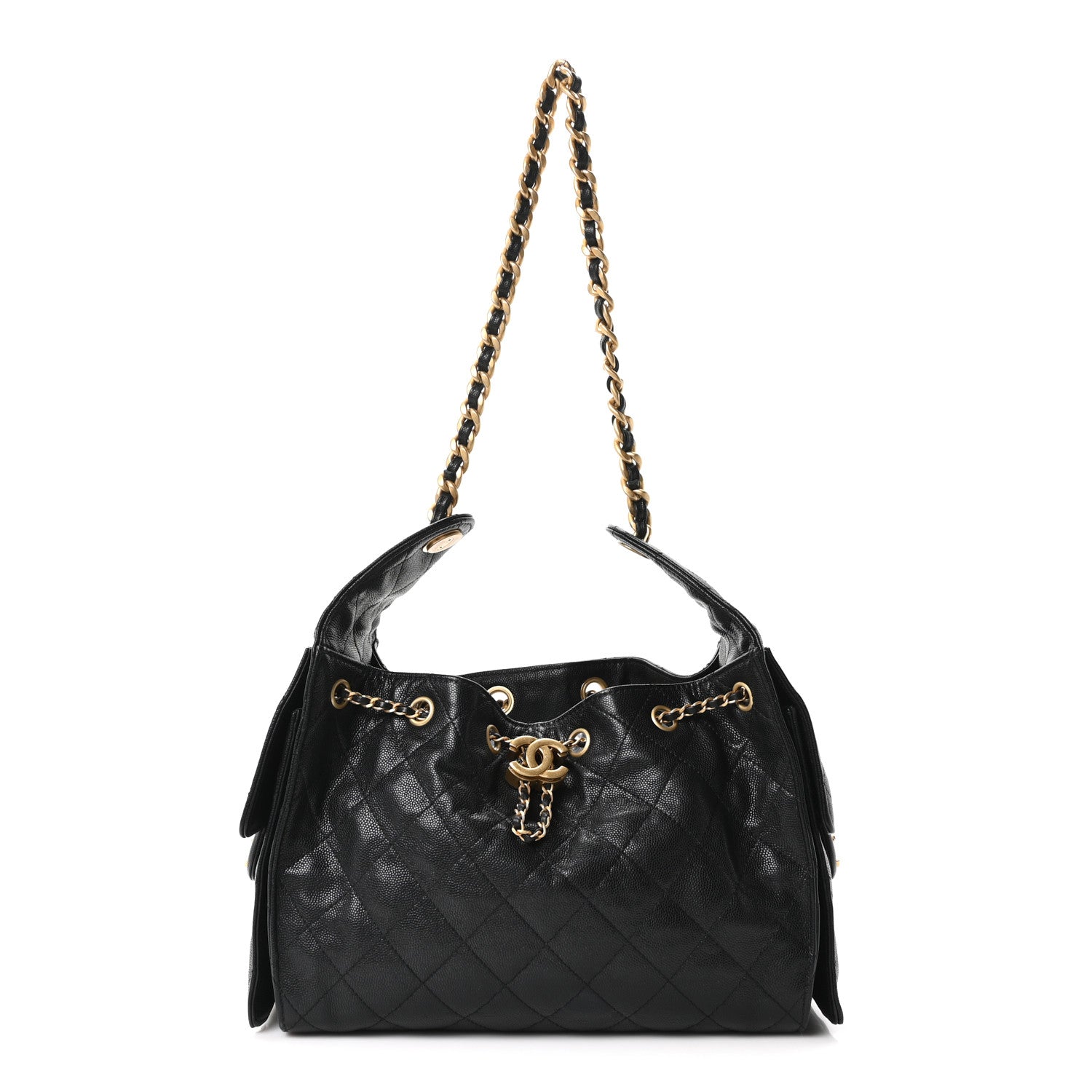Chanel Caviar Quilted Small Chanel 25 Handbag Black 1 of 10