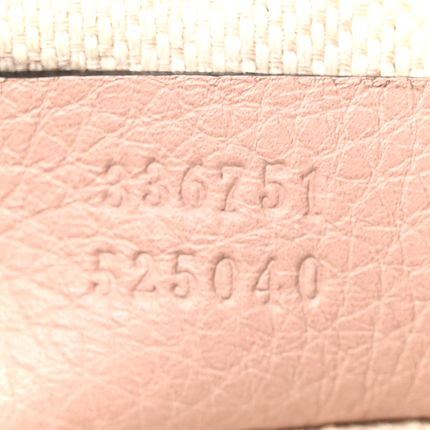 Pebbled Calfskin Small Soho Shoulder Bag Light Pink