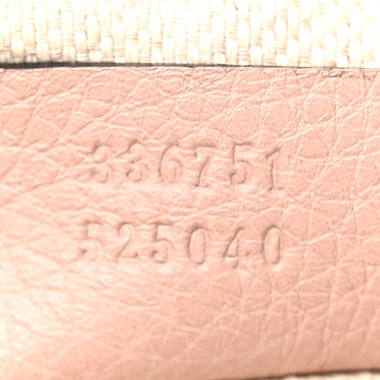 Gucci Pebbled Calfskin Small Soho Shoulder Bag Light Pink 7 of 18