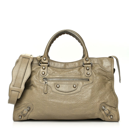 Balenciaga Agneau Giant 12 Silver Hardware City Latte Beige 2 of 14