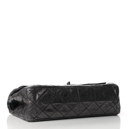 Chanel Metallic Aged Calfskin Quilted 2.55 Reissue 226 Flap Dark Silver 4 of 11