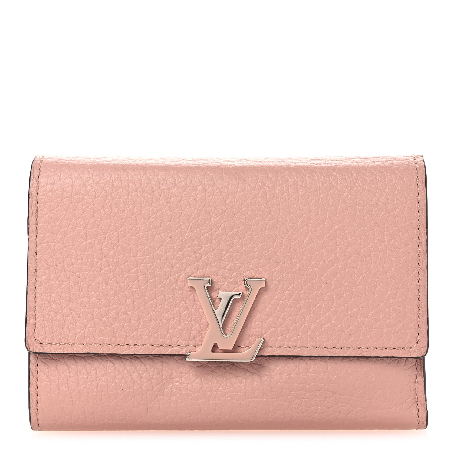 Louis Vuitton Taurillon Capucines Compact Wallet Magnolia 1 of 9