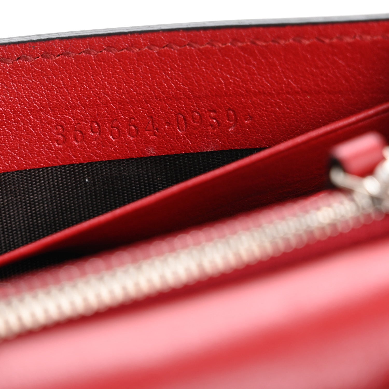 Gucci Shade Lux Calfskin Icon Wallet Hibiscus Red 7 of 17
