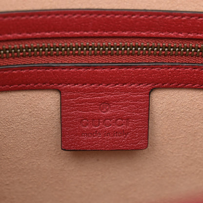 Gucci GG Supreme Monogram Small Queen Margaret Top Handle Bag Red 6 of 13