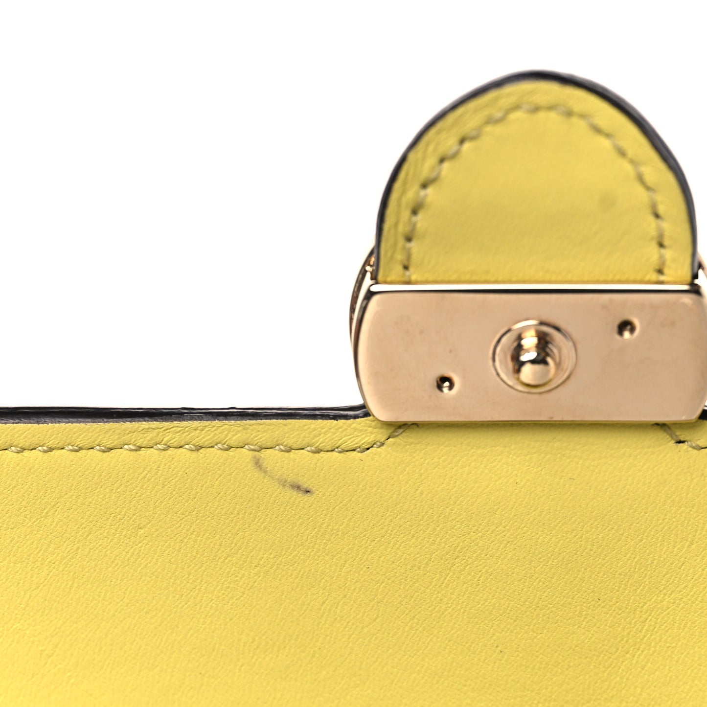 Moon Calfskin Icon Wallet Mimosa Flower