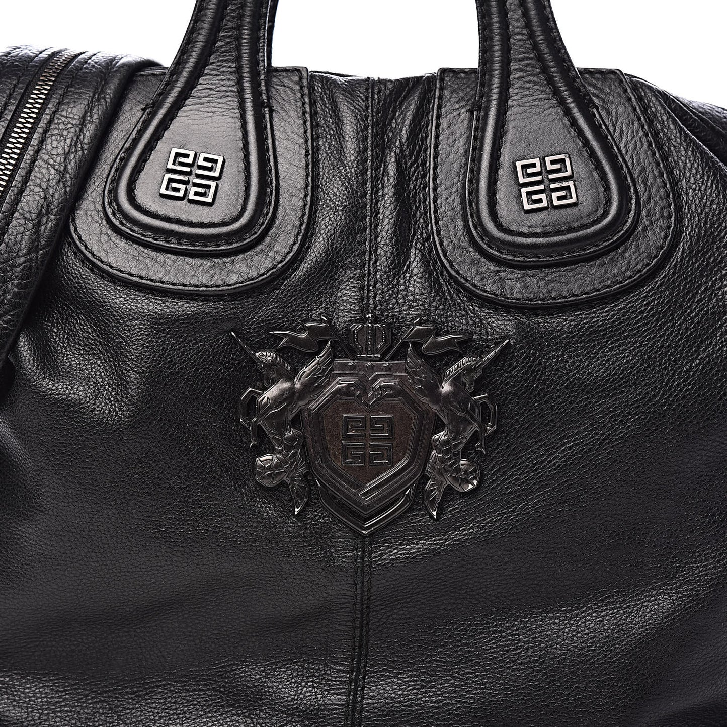 Waxed Calfskin Medium Nightingale Black