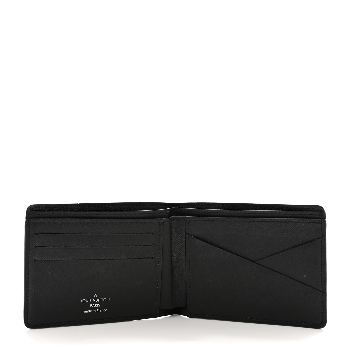LOUIS VUITTON Epi LV Circle Bi-Fold Wallet Black Yellow